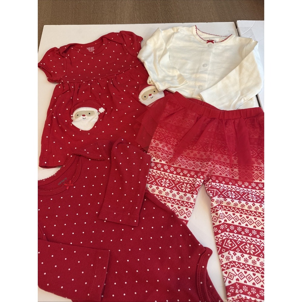 Carters 9 month Christmas Lot of 5 pieces - Picture 2 of 4